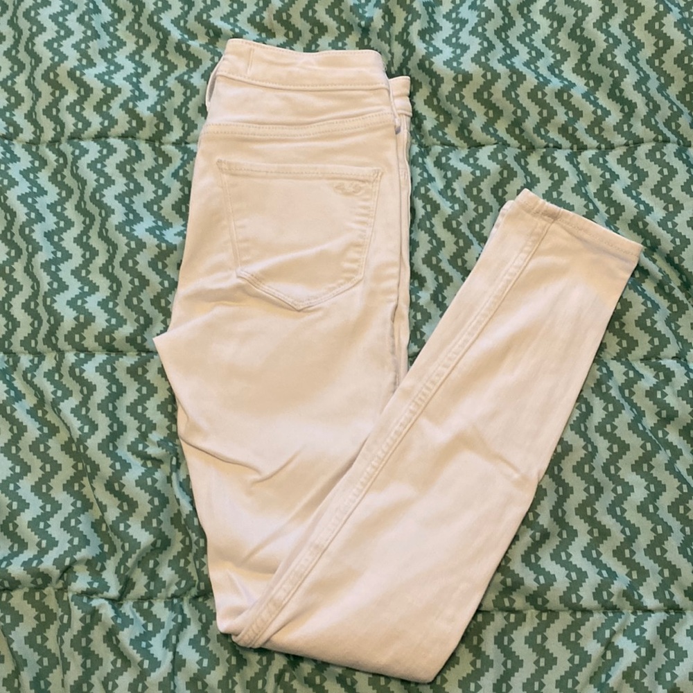 Hollister White Skinny Jeans